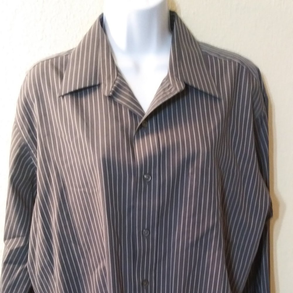 4/$20 Stafford Men's Stripe Shirt